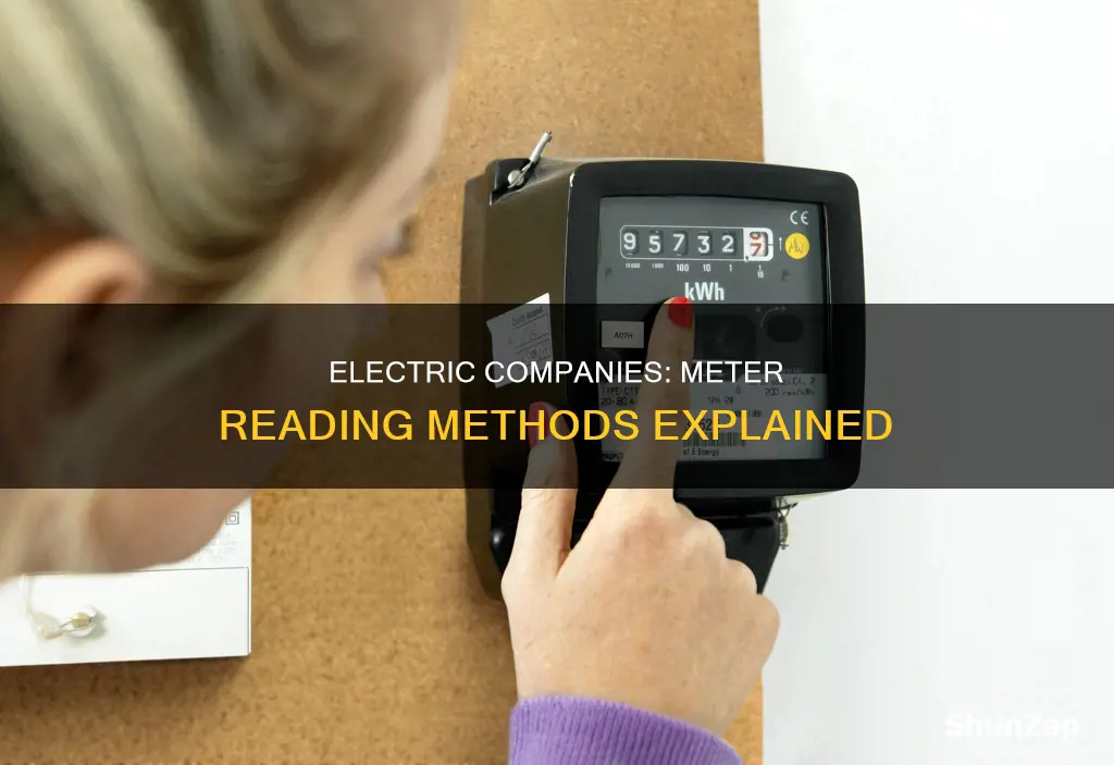 how to electric companies read meters
