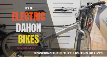 Electric Dahon Bikes: Assembly and Maintenance Guide