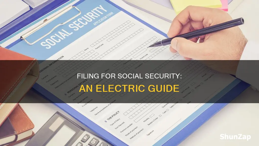 how to electric file for social security
