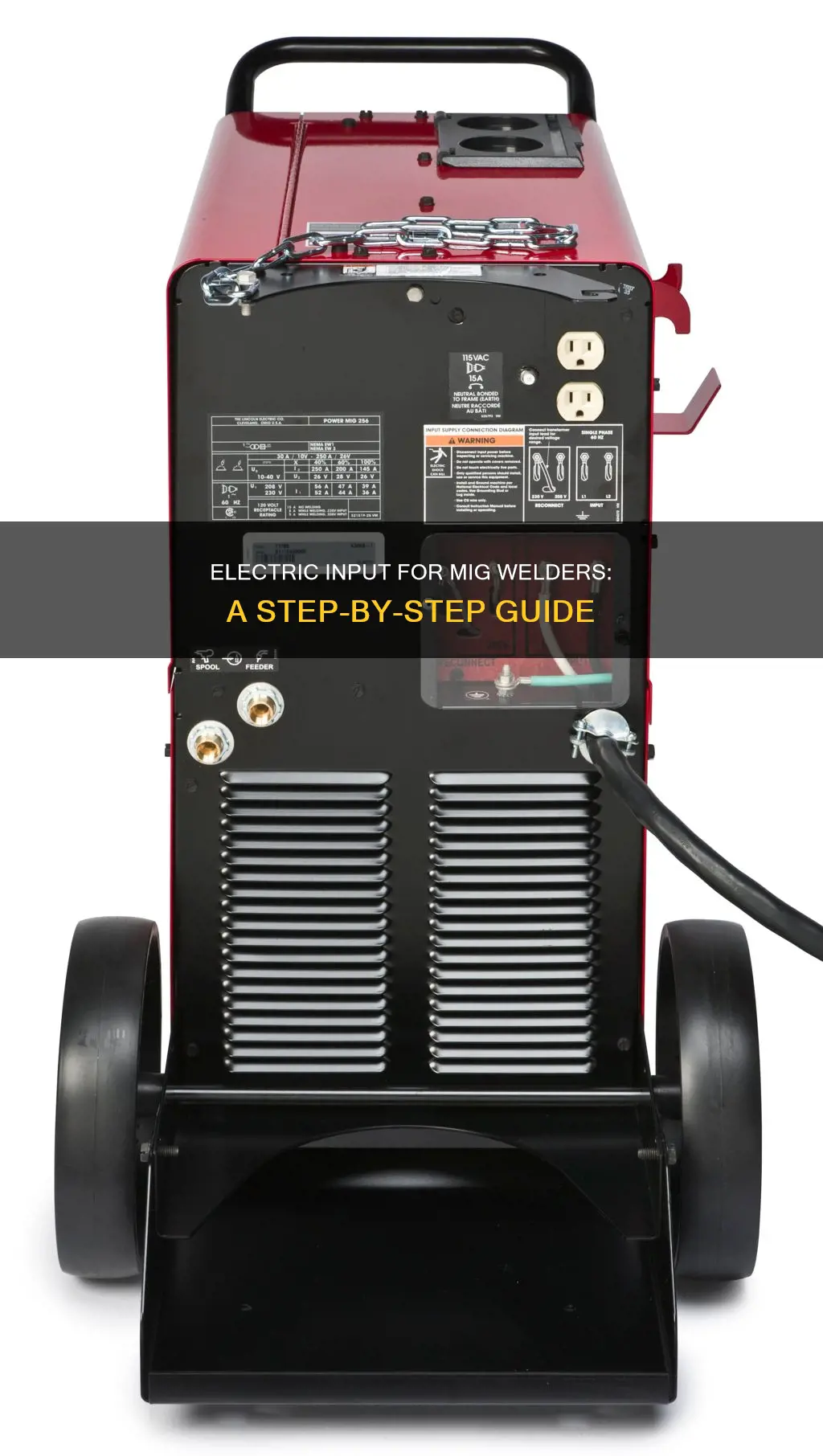 how to electric input to mig welder