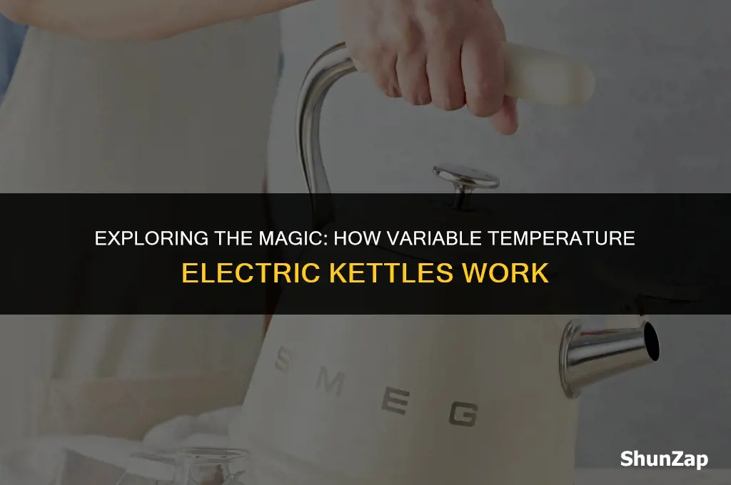 how to electric kettles work that use variable temperature