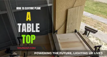 The Perfect Electric Plane Tabletop: Smooth, Precise, and Easy