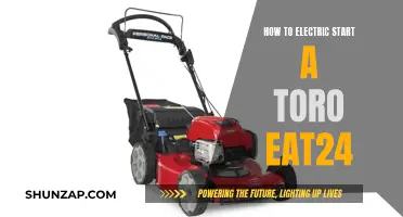 Electric Start Guide for Toro EAT24 Mowers