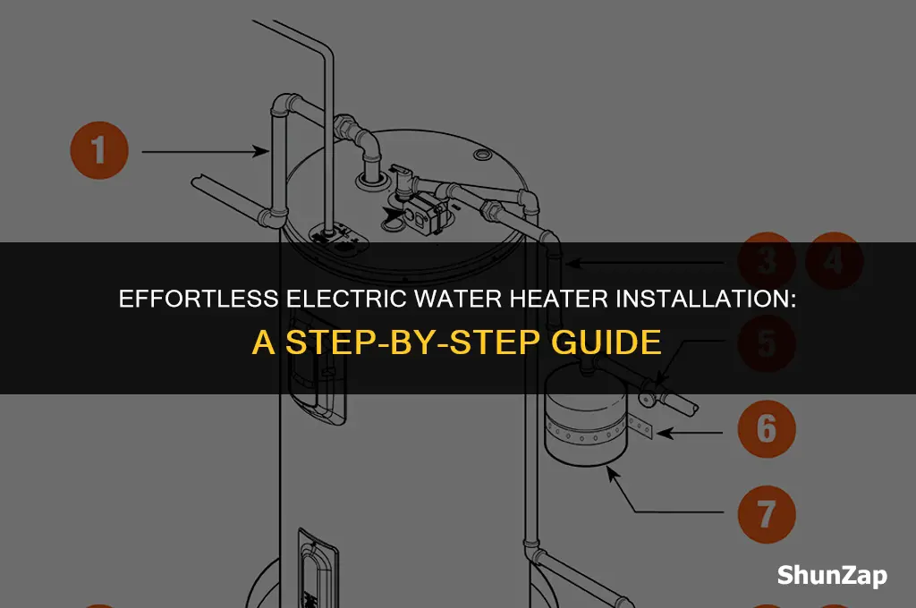 how to electric water heater installation