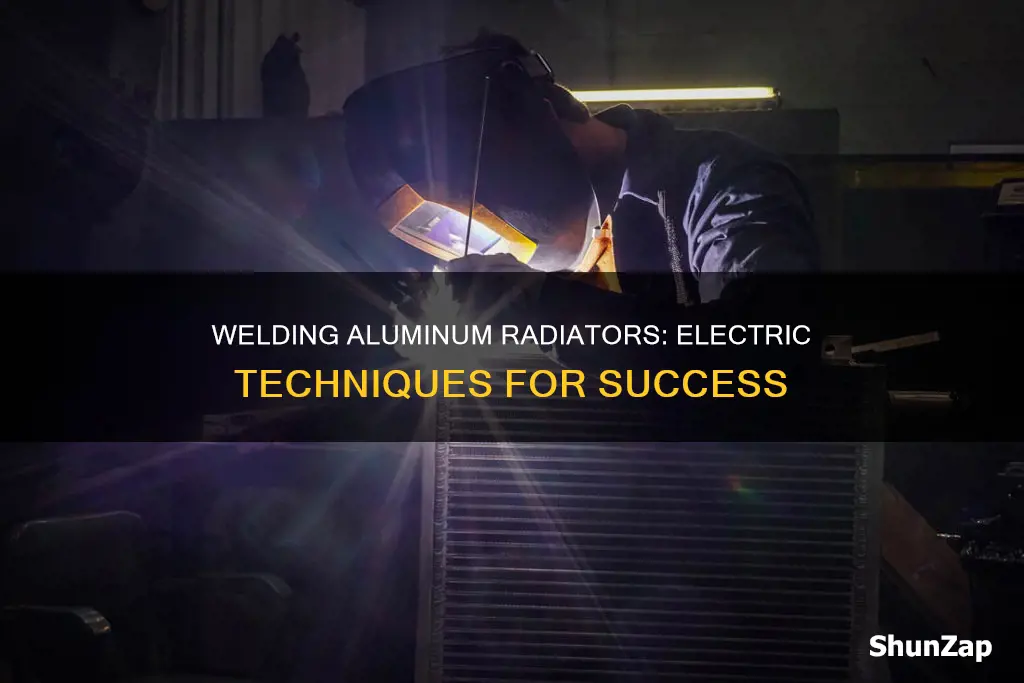 how to electric weld an aluminum radiator