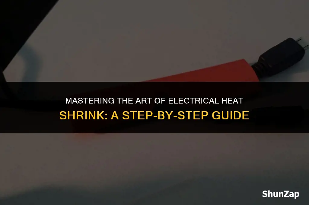 how to electrical heat shrink
