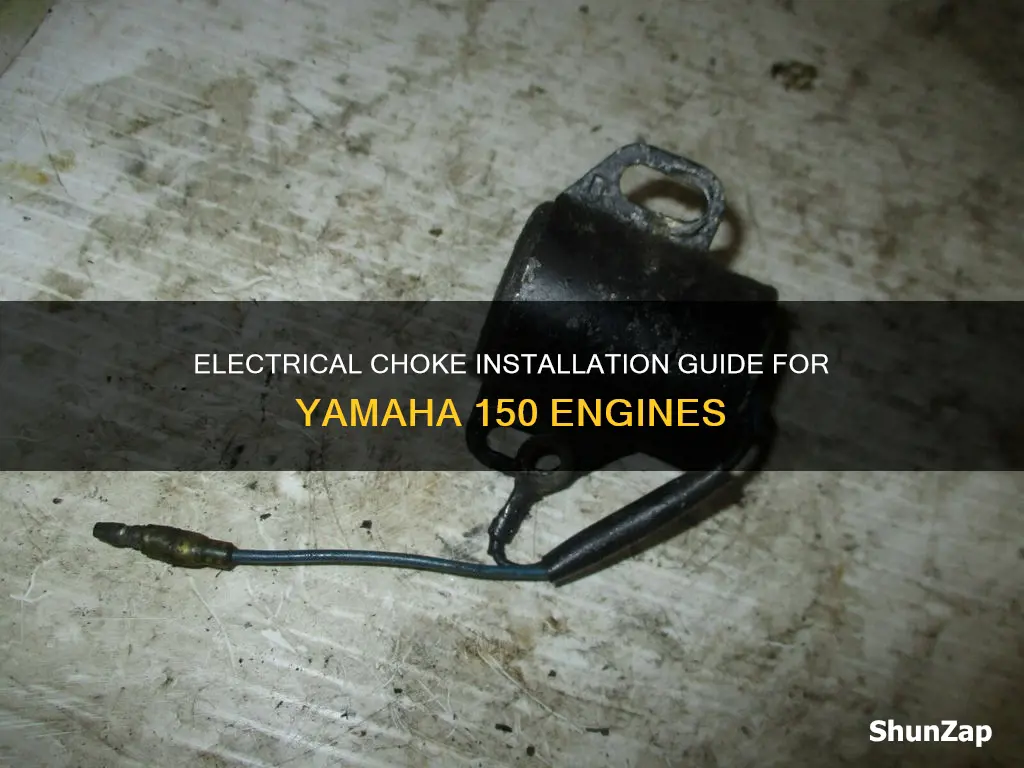 how to electrically choke a yamaha 150