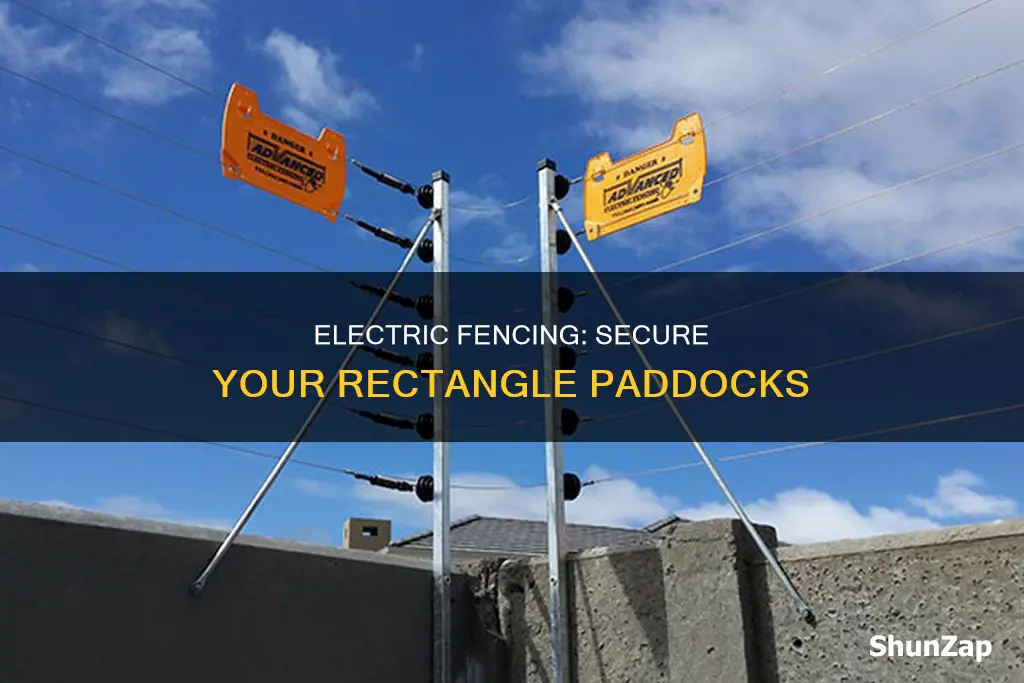 how to electrically fence a rectanuglar padlocs