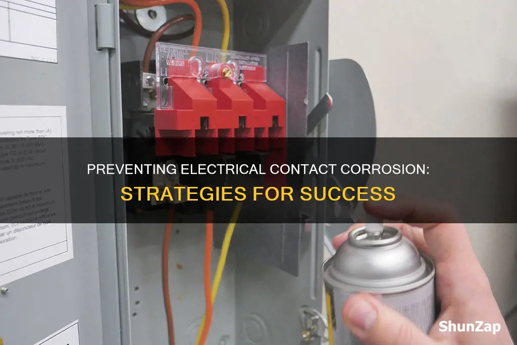 how to elminate corrosion on electrical contacts
