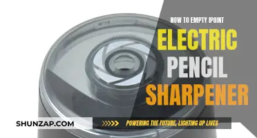 Emptying the iPoint Electric Sharpener: Quick and Easy Steps