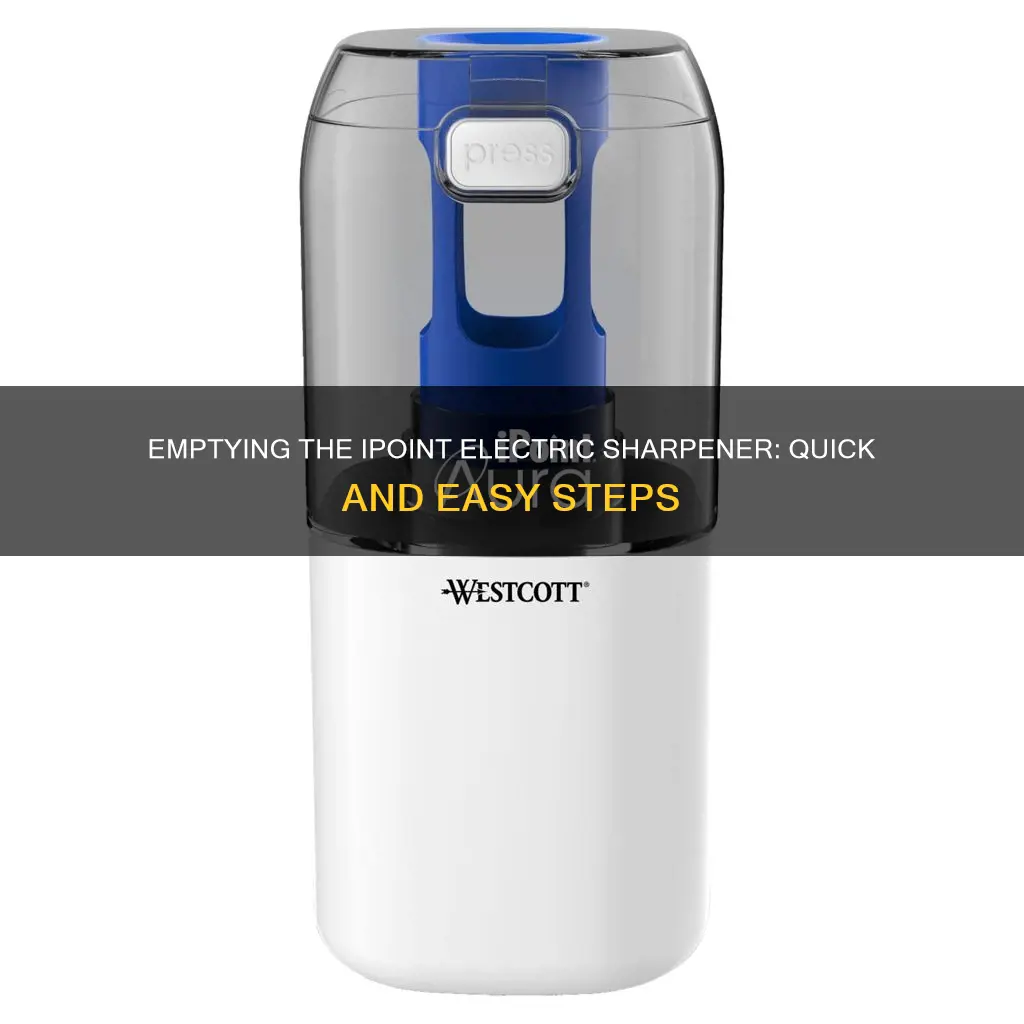 how to empty ipoint electric pencil sharpener