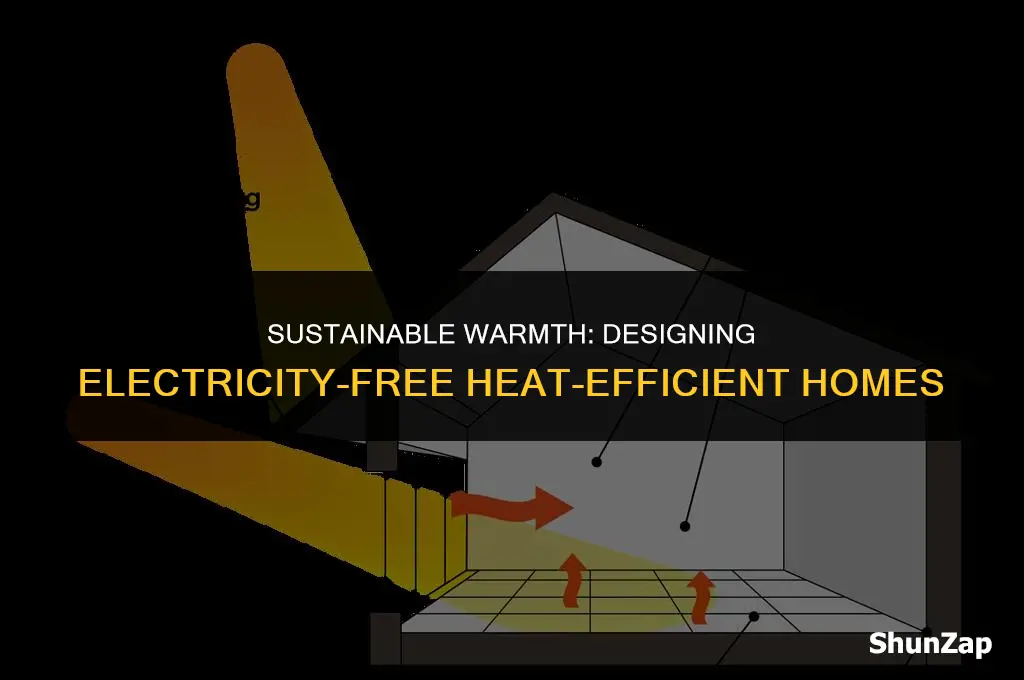 how to engineer a heat efficient house without electricity