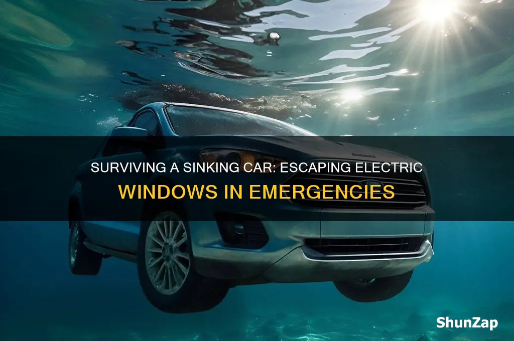 how to escape a sinking car with electric windows