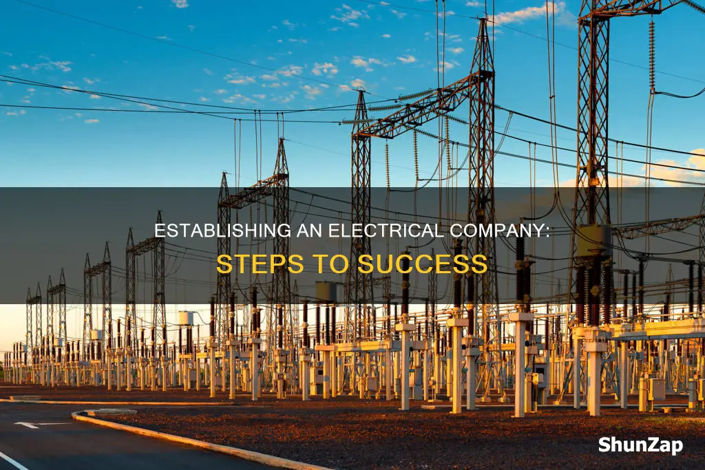 how to establish electrical company