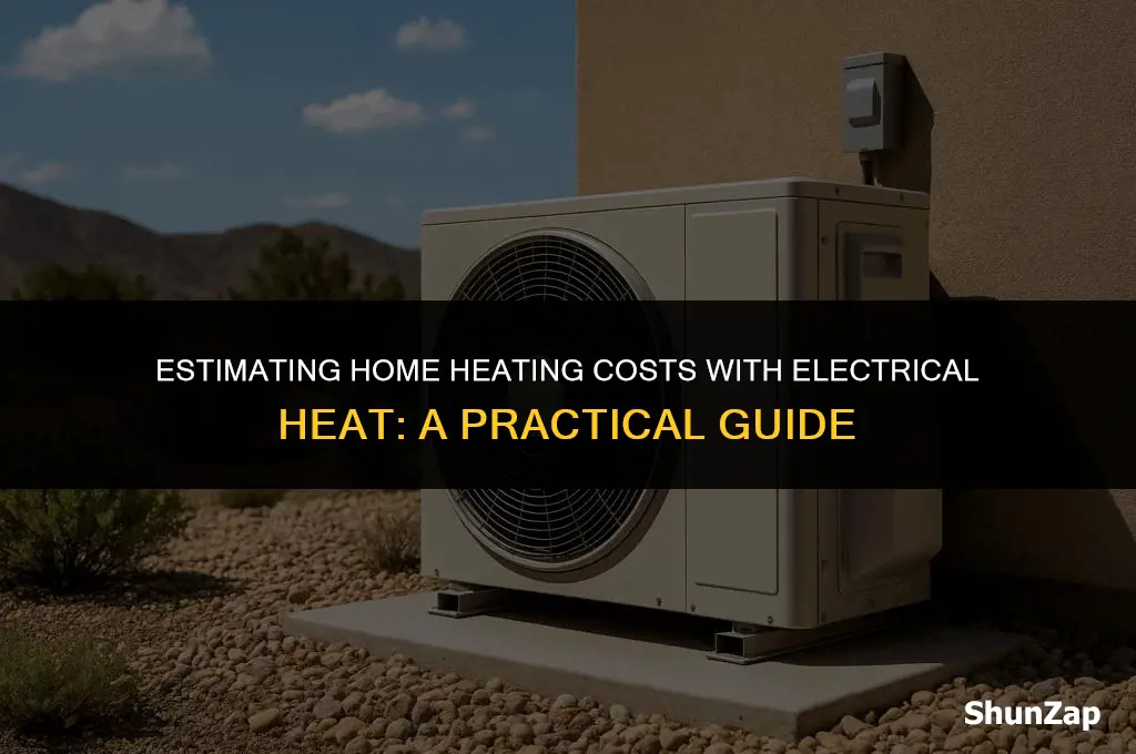 how to estimate home heating cost electrical heat
