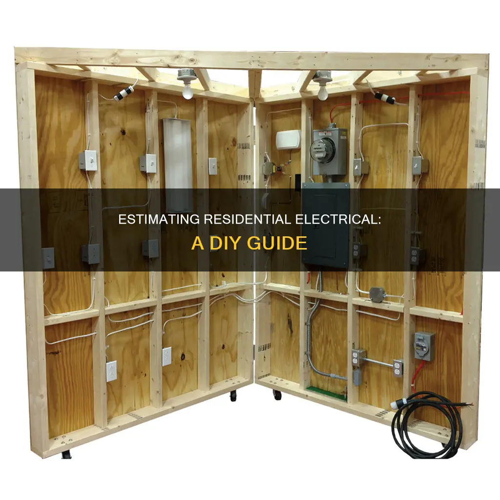 how to estimate running electrical in residential