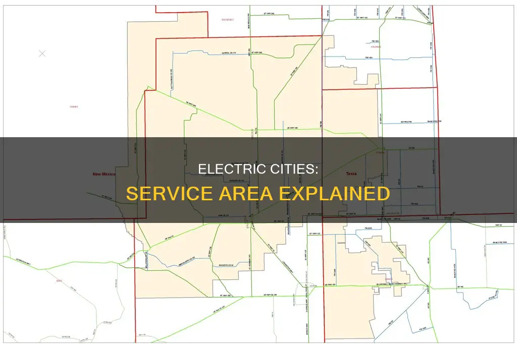 how to explain electric cities service area