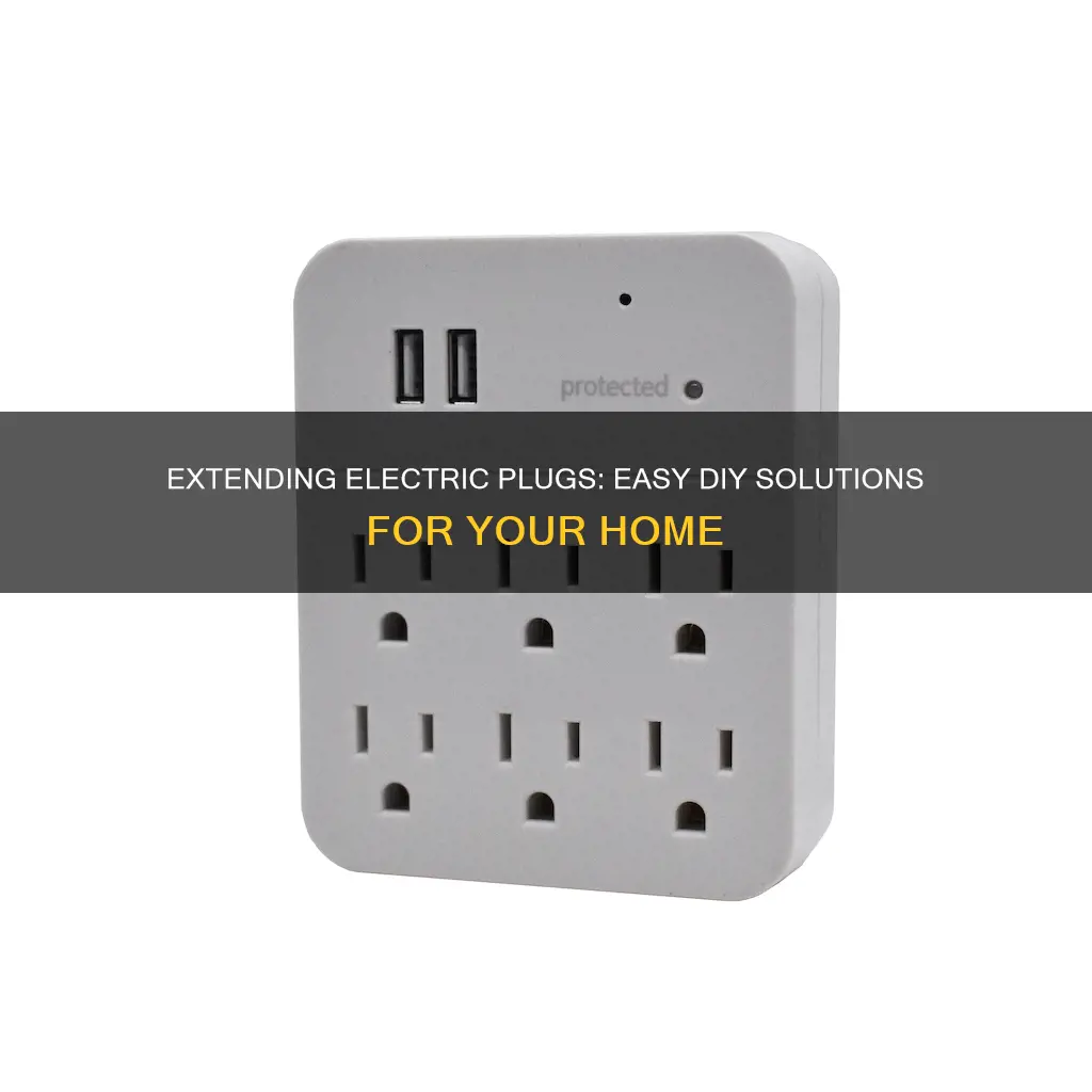 how to extend an electric plug in
