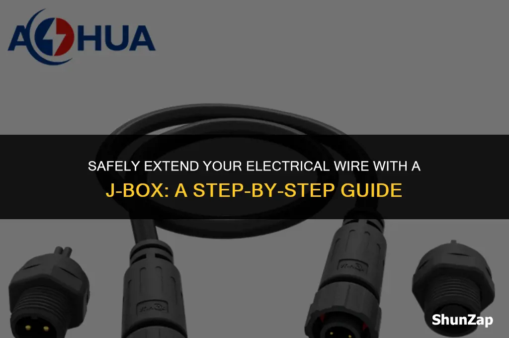 how to extend an electrical wire using a j box