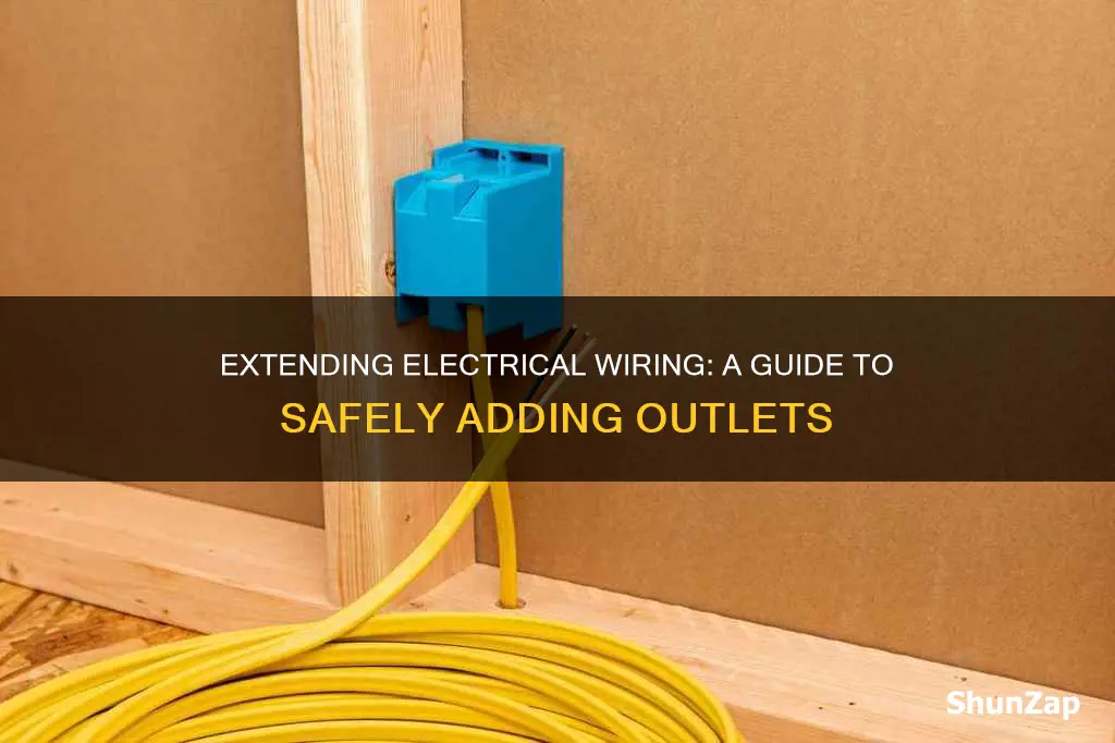 how to extend electrical wiring inside wall
