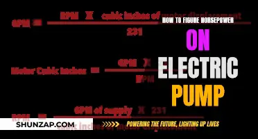 Calculating Electric Pump Horsepower: A Simple Guide