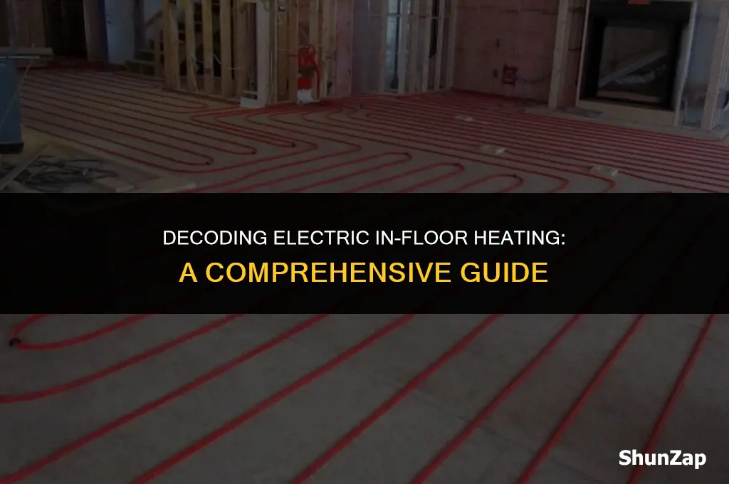 how to figure out electric in floor heating