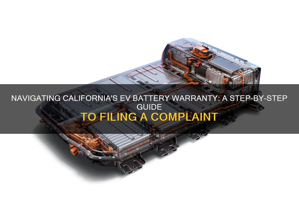 how to file a compaint california electric vehicle battery warranty