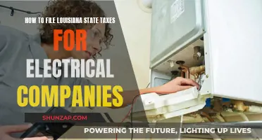 Electrical Companies: Filing Louisiana State Taxes Made Easy