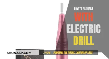 The Safe Way to File Nails Using an Electric Drill