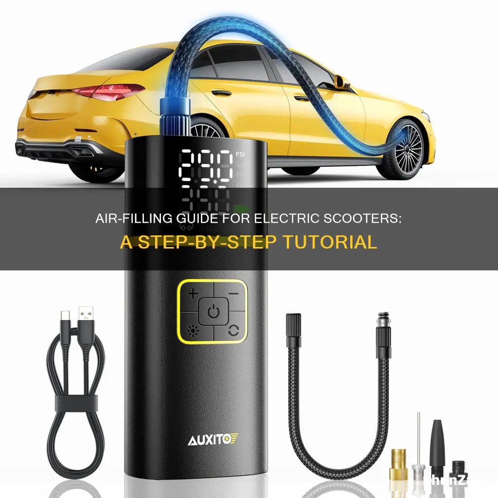 how to fill air in electric scooter