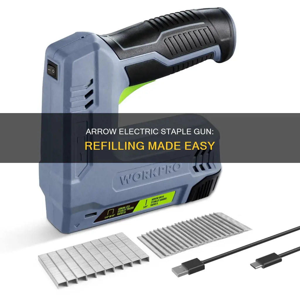 how to fill arrow electric staple gun