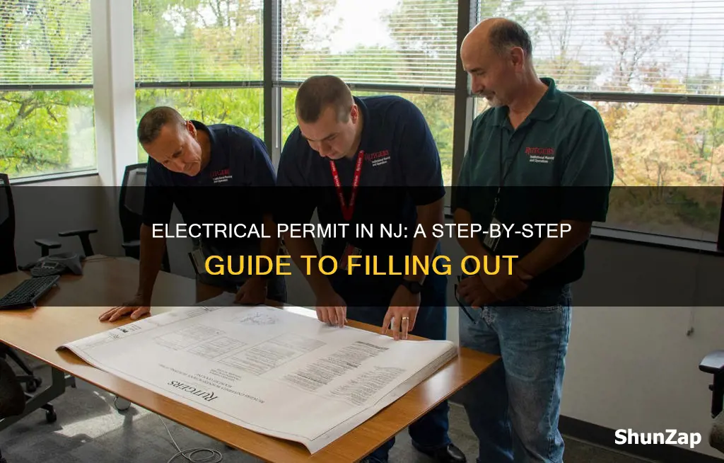 how to fill out electrical permit nj