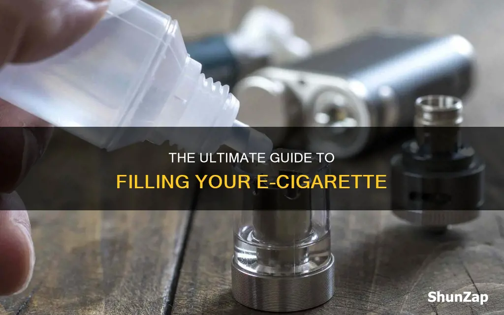 how to fill up your electric cigarette
