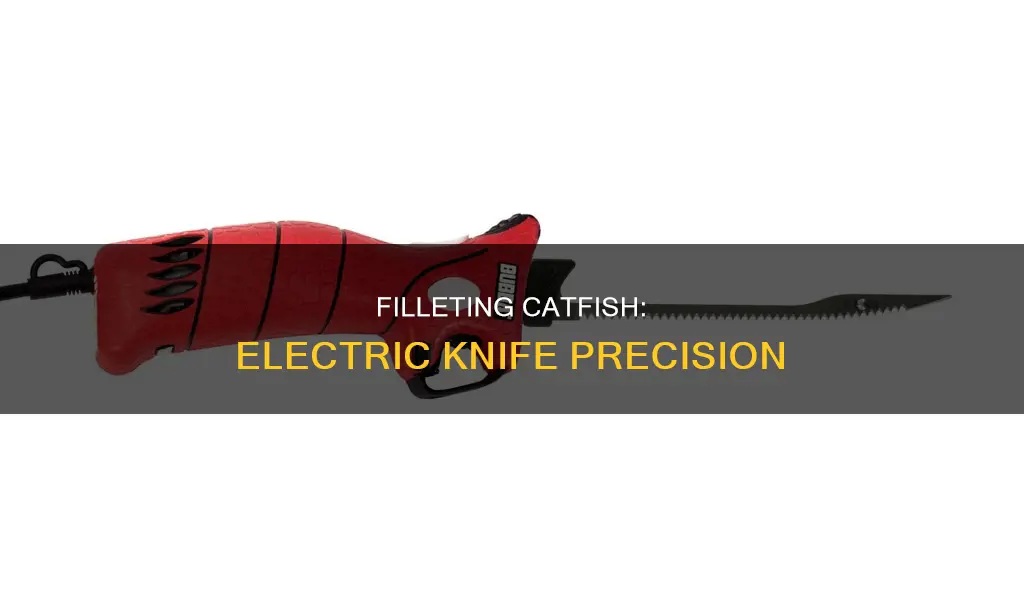 how to fillet a catfish electric knife