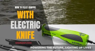 The Perfect Electric Knife Fillet for Crappie