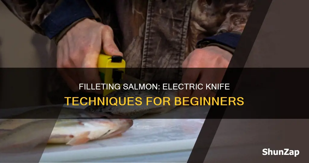 how to fillet salmon with electric knife