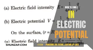 Understanding Electric Potential: Finding 'e' in Physics