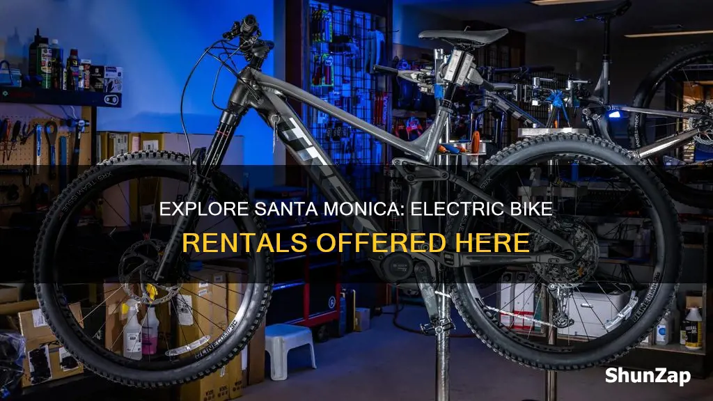 how to find electric bike rentals in santa monica