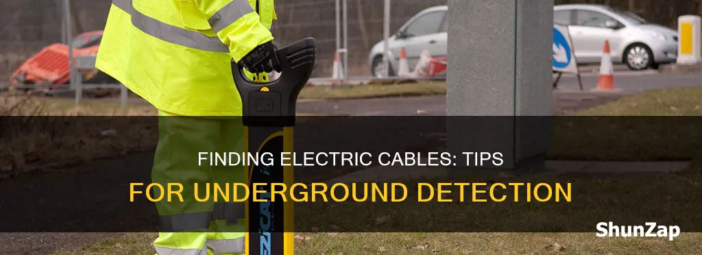 how to find electric cable in ground