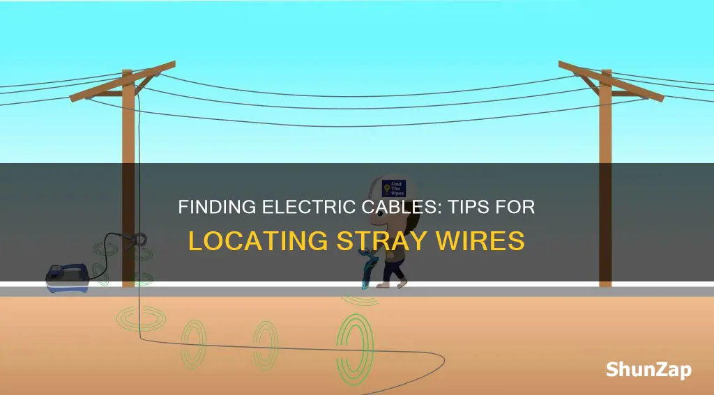 how to find electric cable in stray