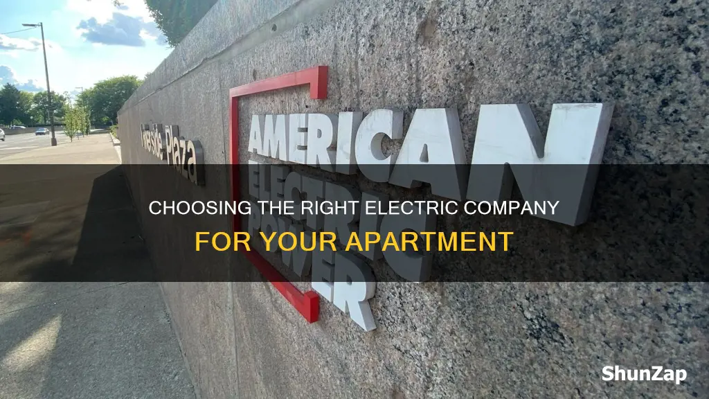 how to find electric company for apartment