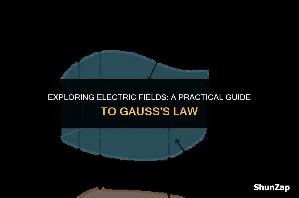 how to find electric field using gauss law