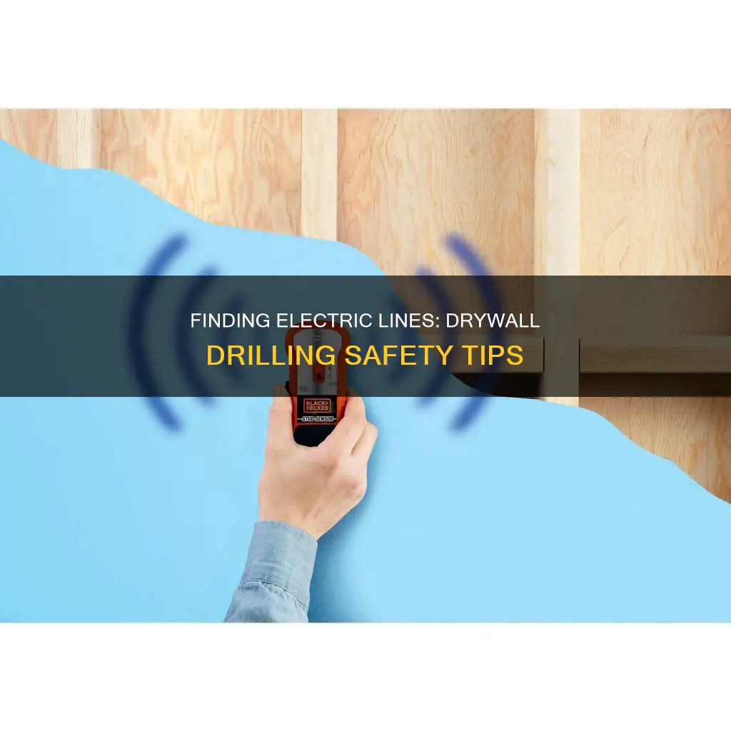 how to find electric line behind drywall
