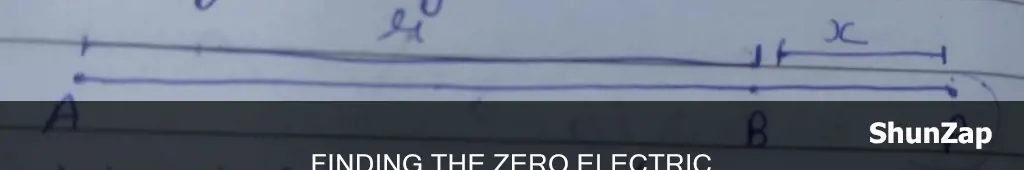 how to find electric potential of 0