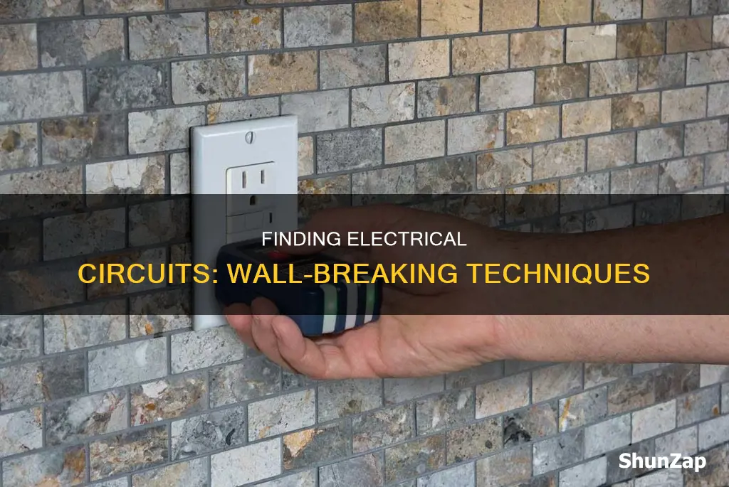 how to find electrical circuit in wall