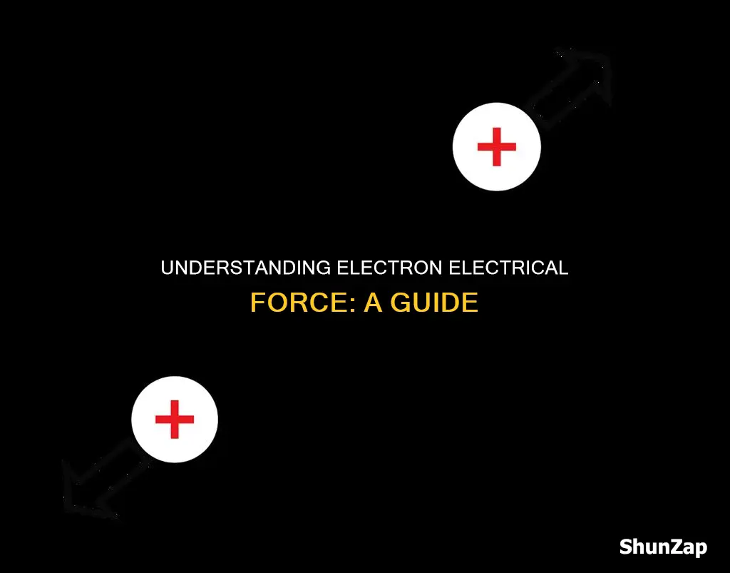 how to find electrical force between electrons