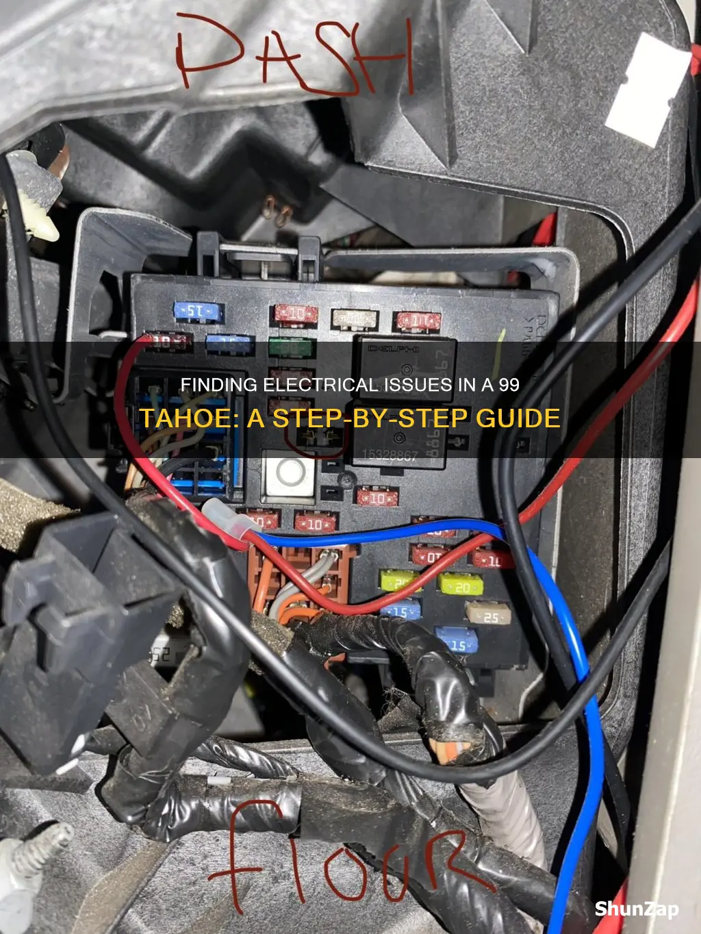 how to find electrical in 99 tahoe