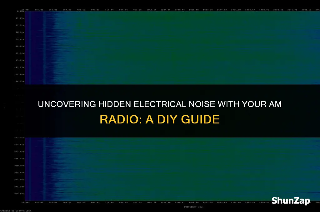 how to find electrical noise using am radio