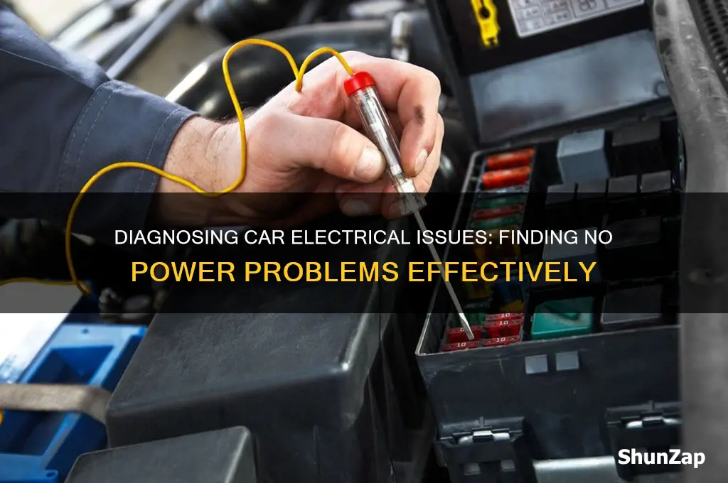how to find electrical problems in car no power