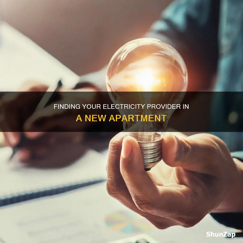 how to find my electricity provider apartment